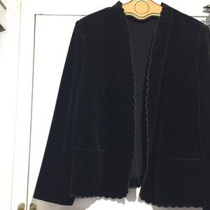 VINTAGE ACT lll OPEN FRONT VELVET JACKETS SIZE S